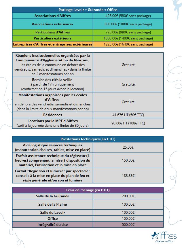 Tarif 3